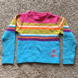 Girl’s Barbie Striped Sweater Size 6/6X